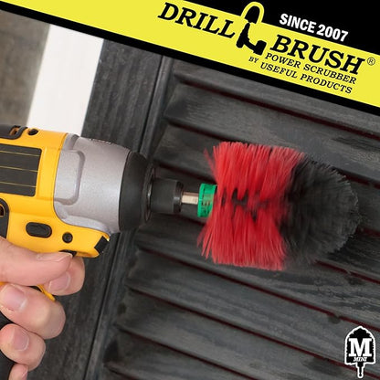 Outdoor Small Scrub Brush - Patio Cleaning Scrub Brush - Concrete Pools Cleaning Brush - Garden Statue Cleaning Tools - Monuments and Headstone Restoration Kit - Granite Cleaning Brush for Home Use