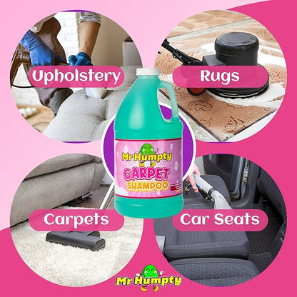 Carpet Shampoo Concentrate - Powerful Carpet Cleaning Concentrate, Cleans And Refreshes Heavily Soiled Carpet, Commercial Grade, 1 Year Supply 1.89L (64oz)
