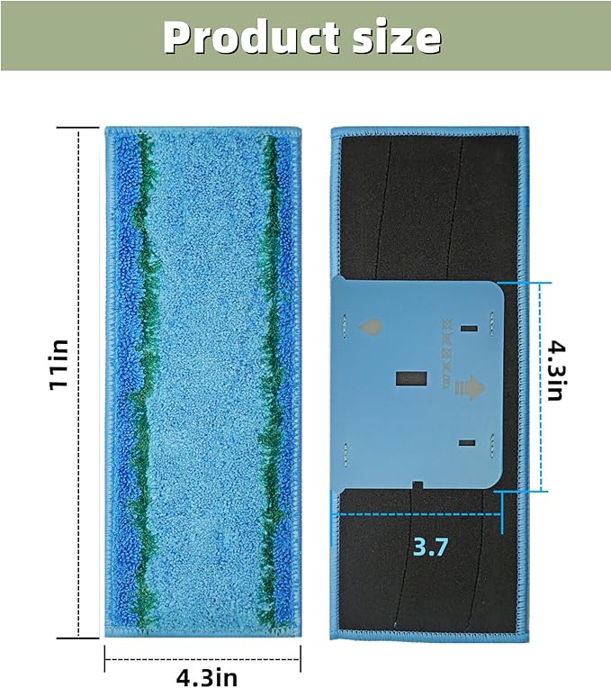 8 Pack Mop Pads Fits for iRobot Braava Jet M6 Ultimate Robot Mop,Washable and Reusable M6 Wet Mopping Pads Compatible with Braava Jet M Series(6110, 6012, 6112, 6113)