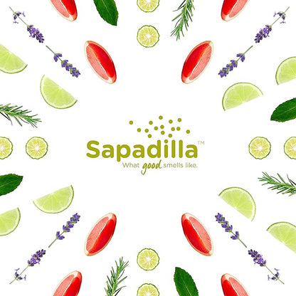 Sapadilla Multi-Surface Countertop Spray - Rosemary + Peppermint - Made with 100% Pure Essential Oil Blends, Multi-Purpose Household Cleaner, Aromatic, Plant Based, Biodegradable, 16 Ounce (Pack of 3)