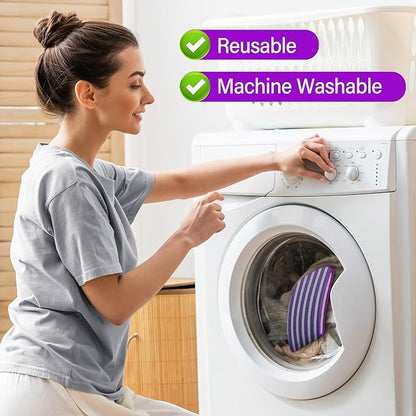 20 Pack Reusable Mop Pads Compatible with Swiffer PowerMop, Microfiber Pads Refills Machine Washable Up to 100 Times Wet Dry Use Suitable for All Floor Types