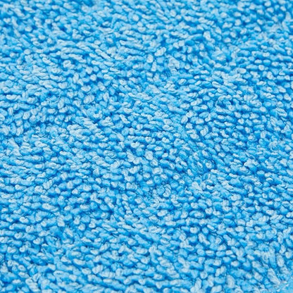Juvale 10 Pack Microfiber Mop Pads - Reusable & Washable Flat Mop Heads for Hardwood Floors & Cleaning - 16.5 Inch Blue Replacement Pads