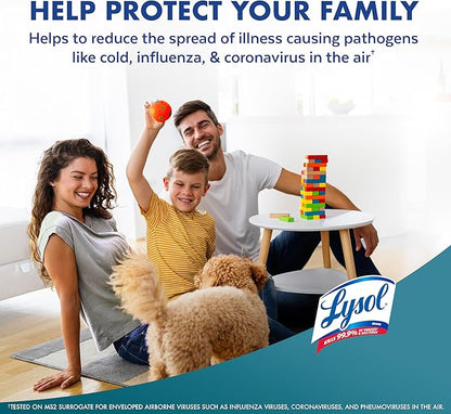 Lysol Air Sanitizer Spray + Odor Eliminator for Home & Office, Sanitizing Air Spray, Simple Fresh Scent, 10 oz (Pack of 3)