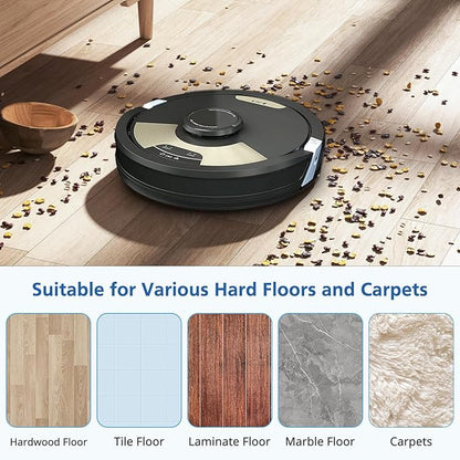 AV2610WA RV2610WA Vacuum Mop Replacement Pads Compatible with Shark AV2610WA RV2610WA RV2620WA RV2620WD RV2610WD RV2410WD AI Ultra 2- in-1 Robot Vacuum, 4 Mop Pads, 2 HEPA Filters, 4 Side Brushes