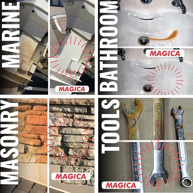 Magica® Rust Remover (8oz Spray) Reliably Removing Rust Stains for over 35 years USA Made