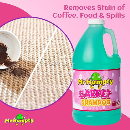 Carpet Shampoo Concentrate - Powerful Carpet Cleaning Concentrate, Cleans And Refreshes Heavily Soiled Carpet, Commercial Grade, 1 Year Supply 1.89L (64oz)