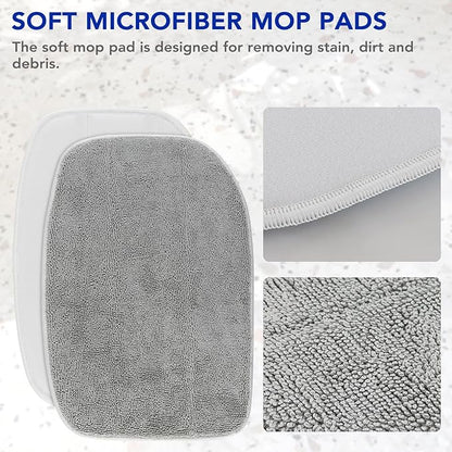 GreeSuit MC1375/MC1385 Microfiber Steam Mop Pads: Compatible with McCulloch MC1375, MC1385 Steam Cleaners, Replaces Mop Pad Model: A1375-100/101 (4 Pack)