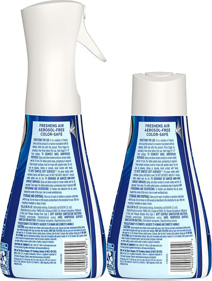 Clorox Scentiva Disinfecting Mist, Coconut and Waterlily, 1 Spray and 1 Refill, 16 oz Each