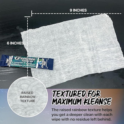 THE KLEAN FREAK FLUSHER - 100 Pack FLUSHABLE WIPES Flushable Wipes For Adults & Kids Unscented/Scented - 100% BIODEGRADABLE Individual Wrapped Travel WET Wipe for Toilet - Juicy Grapefruit