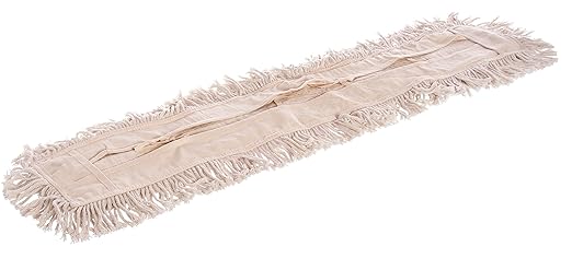 SPARTA Flo-Pac Dust Mop Tie Back for Cleaning, 36 X 5 Inches, Tan, (Pack of 12)