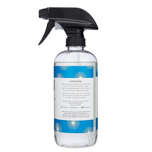 Molly's Suds All Purpose Cleaner | Multi Surface Household Spray (Powerful, Versatile) | Clean, Simple Ingredients | Peppermint, 16 oz (2 Pack)