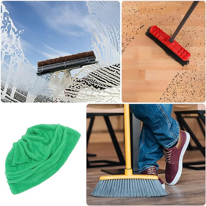 GLEAVI 3 Pcs Broom Mop： Household Brooms Microfiber Mop Sweeping Broom Cover Mop Sink Cover Mop Sweeper Pad Mop Head Cleaning Mops Broom Cloth Cover Coral Fleece Wet and Dry Dust Collector