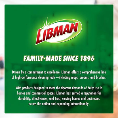 Libman Rinse 'n Wring Mop and Bucket System | Microfiber Floor Mop | Hardwood Floor Cleaner | Wet & Dry Mop | Clean & Dirty Water Chambers | Power Blades | 2 Total Microfiber Pads,Green