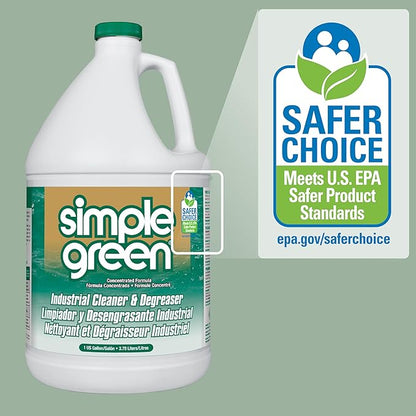 SIMPLE GREEN ndustrial Cleaner and Degreaser, 1 US GALLON