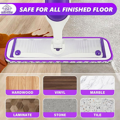 Disposable Power Mop Refill Pads - 20 Pack Reusable Power Mop Pads Microfiber Dry Powermop Mopping Pad Refills Washable Power Mop Refills for Swiffer PowerMop & 15" Mop All Types of Floors Cleaning