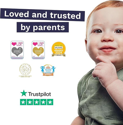 Pura Natural Sensitive Baby Wipes, 99% Water, Unscented & Hypoallergenic, Suitable for Sensitive & Eczema-prone Skin, Fragrance Free & Hypoallergenic, EWG Verified, 3 x 60 per pack (180 Wipes)