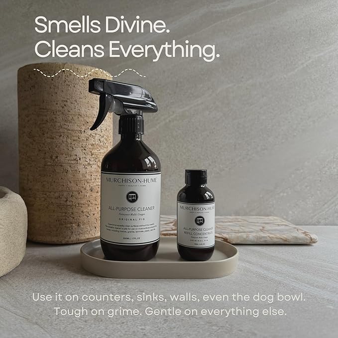 Murchison-Hume All-Purpose Cleaner – Natural, Non-Toxic, Safe on All Surfaces – Plant-Based Multi-Surface Spray for Kitchen, Bathroom & Home – Original Fig