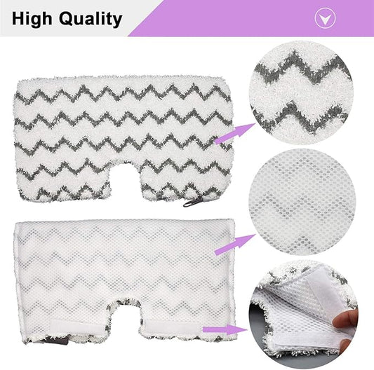 Extolife 6 Pack Steam Mop Pads Replacement for Shark Steam Pocket Mops S3501 S3601 S3550 S3801 S3901 S3601D S3801CO S3901D S3455K S2902 SE450