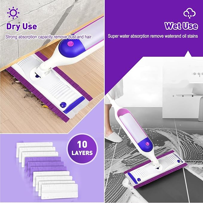 20 Count Power Mop Pads Refills for Swiffer PowerMop Multi-Surface Mopping Pad Disposable Replacement Mop Refill Pads Compatible with Swiffer PowerMop,Safe on All Finished Floors.