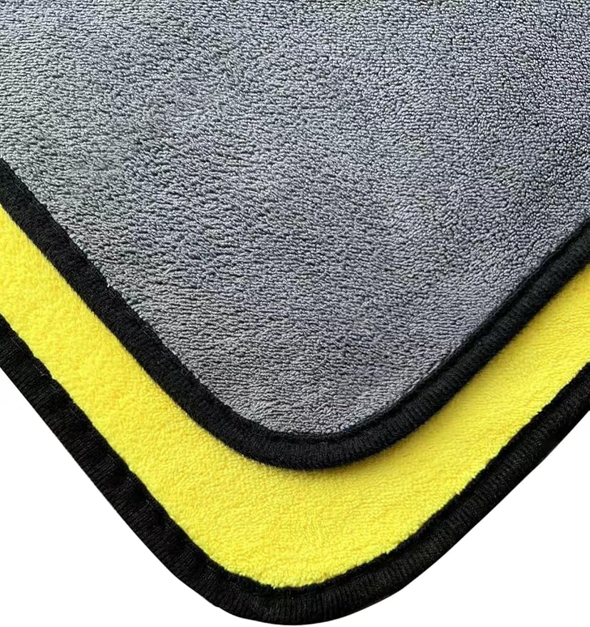 Microfiber Cleaning Cloth, Reusable and Lint-Free Cleaning Cloths for Car Wash, Detailing, Pet Drying, and Home Cleaning Supplies, Pack of 10 (1-Pack 23.6" x63)
