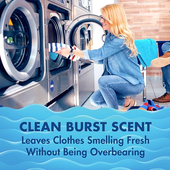 Arm & Hammer Powder Laundry Detergent, Clean Burst Scent, 9.86 lb (Pack of 3)