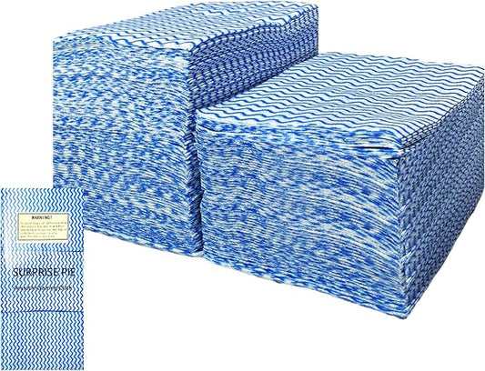 Reusable Cleaning Cloth Wipes Multi-Purpose Heavy Duty Towels Domestic Dish Cloths 120 Count 7.87 x 11.81 Inches Kitchen Rags