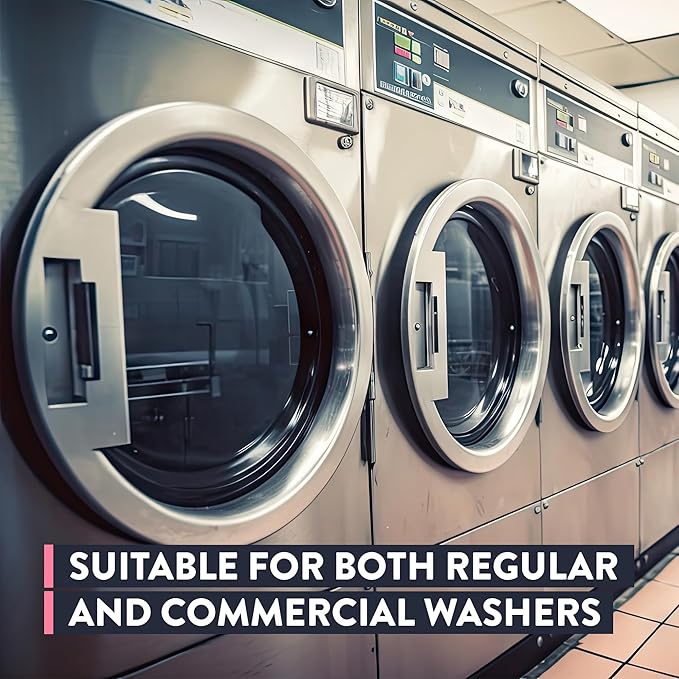 Laundry Deep Cleaning Bundle 2-Pack - 1 Gallon Each of Blue Max Industrial-Strength Detergent & Detco Pink Fabric Softener Concentrate - Safely Clean 256 Loads Per Gallon, 1/2 Ounce Per Load