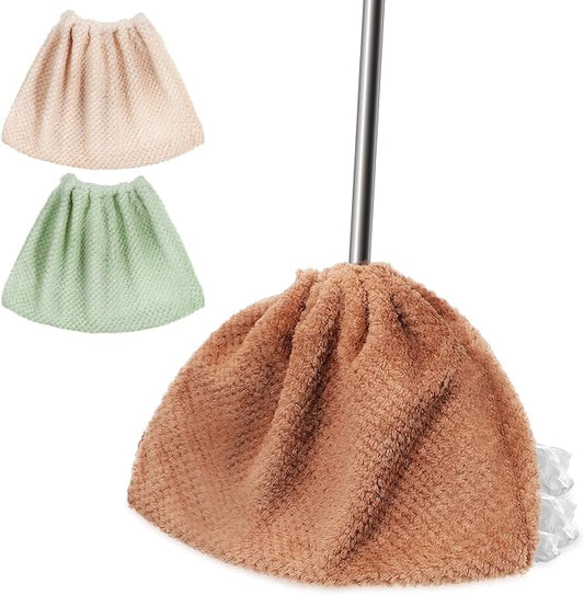 3 Pcs Sweeping Cloth Broom: Broom Washable Mop Broom Cover Washable Duster Broom Dust Mop Cleaning Tool for Home Kitchen Office