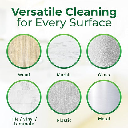 Cleaning Supplies Kit All Purpose Cleaners, Citrus Degreaser, Floor and Tile Cleaner, Window, Glass and Mirror Cleaner- No Harsh Chemicals, Family safe - 4 Pack 24 oz Sprays