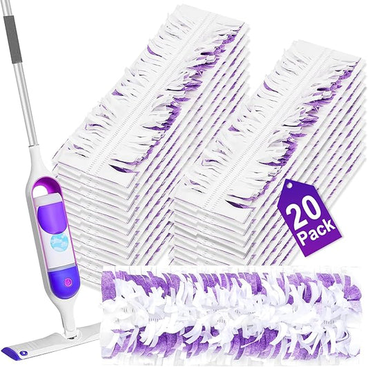 20 Pack Disposable Mopping Replacement for Swiffer Mop Pads for Swiffer PowerMop,Compatible with Swiffer Power Mop Refills Multi-Surface for Floor Cleaning