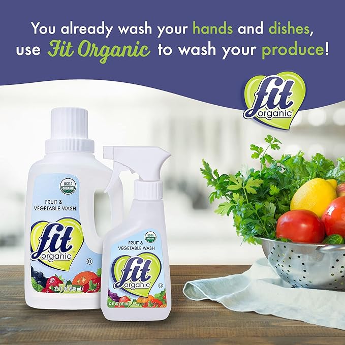 Fit Organic Produce Wash Soaker Org