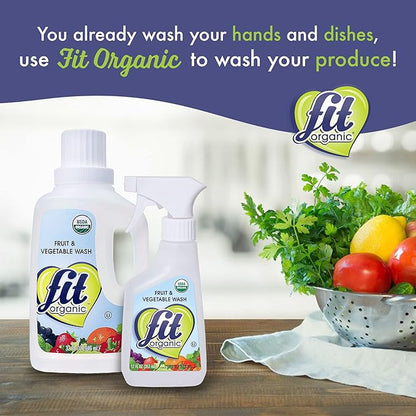Fit Organic Produce Wash Soaker Org
