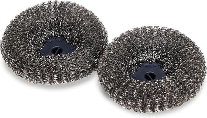 Joseph Joseph SinkTech Stainless Steel Scourer for Stubborn Stains, Replacement Heads - Pack of 2