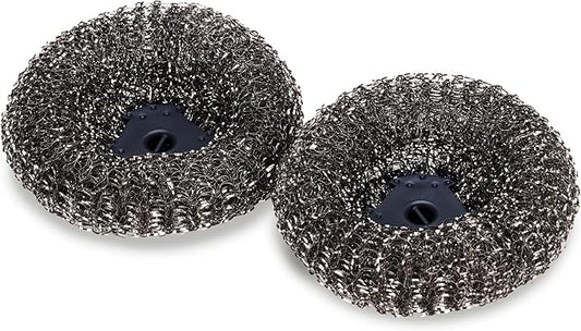 Joseph Joseph SinkTech Stainless Steel Scourer for Stubborn Stains, Replacement Heads - Pack of 2
