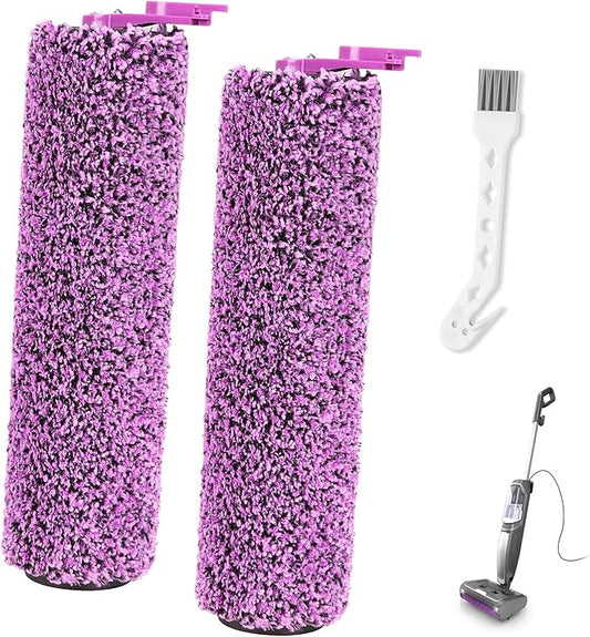 SD201 Roller Replacement Fit for Shark Steam Pickup 3-in-1 Steam Mop SD200 SD201 SD201C SD201Q SD205, 2 Pack