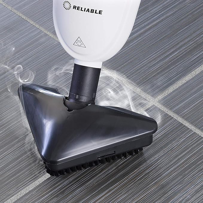 Reliable 300CU Steam Floor Mop - Pro Steamboy mop with 2 Microfiber Pads, 1500W Power of Steam for Tile, Hardwood Floor and Carpets, Fast Heat-Up time, 180-Degree Swivel Head to Reach the Hard Places