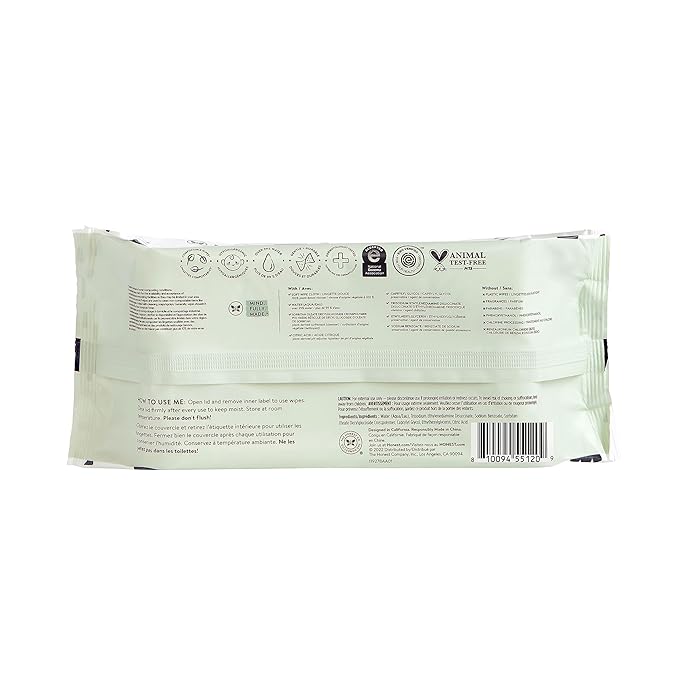 The Honest Company Clean Conscious Multi-Use Wipes | Hypoallergenic + Unscented for Sensitive Skin | Over 99% Water, Compostable, Plant Based, Baby Wipes | Pattern Play, 60 Count