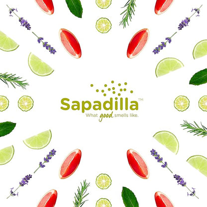 Sapadilla Sweet Lavender + Lime Biodegradable Countertop Cleanser Spray, 16 Ounce, (Pack of 1)