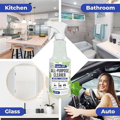 Mighty Mint All-Purpose Cleaner, Non-Toxic Spray for Home, Kitchen, Bathroom, Natural Peppermint Scent, 16oz