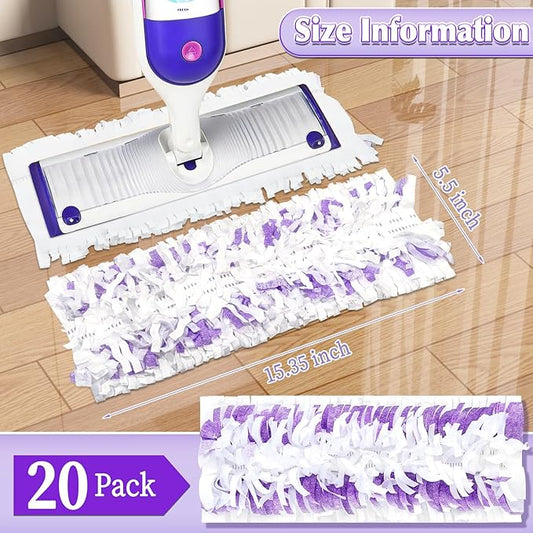 20 Pack Disposable Mopping Replacement for Swiffer Mop Pads for Swiffer PowerMop,Compatible with Swiffer Power Mop Refills Multi-Surface for Floor Cleaning