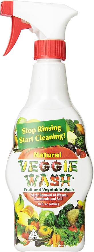 Veggie Wash Fruit & Vegetable Wash, Produce Wash and Cleaner, 16-Fluid Ounce, CASE of 12