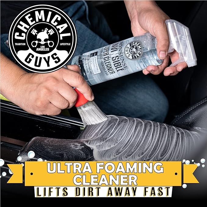 Chemical Guys SPI_993_16 Nonsense Colorless & Odorless All Surface Super Cleaner (For Vinyl, Rubber, Plastic, Carpet) Safe for Home, Garage, Cars, Trucks, SUVs, RVs & More, 16 fl oz, Unscented