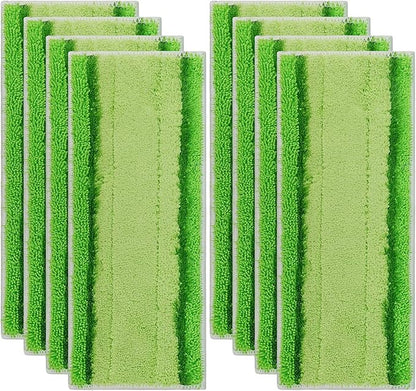 Washable and Reusable Dry Wet Mopping Pads Replacement Parts Compatible for iRobot Braava Jet m6 (6110) (6012) (6112) (6113) Ultimate Robot Mop Pads Accessories (4 Green Wet Pad)