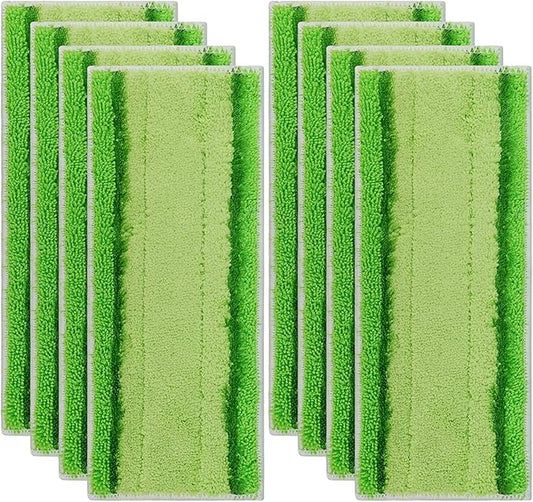 Washable and Reusable Dry Wet Mopping Pads Replacement Parts Compatible for iRobot Braava Jet m6 (6110) (6012) (6112) (6113) Ultimate Robot Mop Pads Accessories (4 Green Wet Pad)