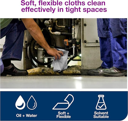 Tork Industrial Cleaning Cloth Centerfeed Gray W2, 1 x 500 Cloths, 520337