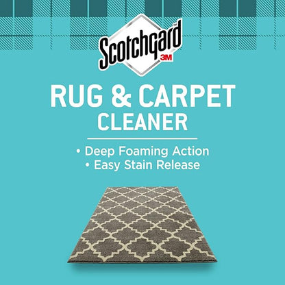 Scotchgard Rug & Carpet Cleaner, Fabric Cleaner Blocks Stains, Cleaning Sprays Make Cleanup Easier, 14 oz