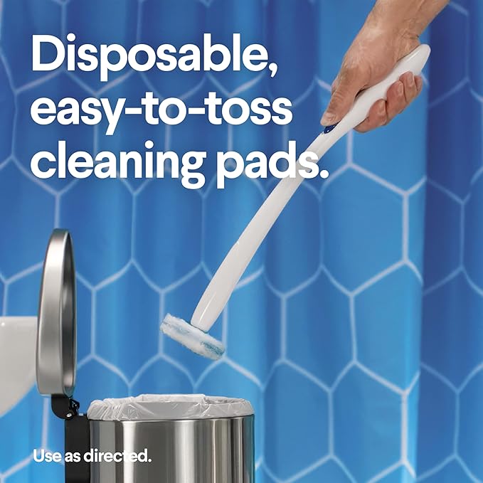 Clorox Toilet Wand Toilet Cleaning Kit, ToiletWand, Caddy and 6 Refills (Pack May Vary)