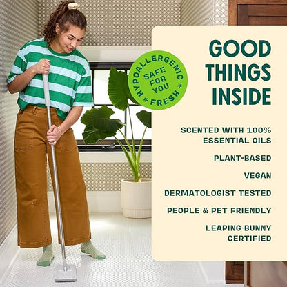 Aunt Fannie's Ultra Concentrated Floor Cleaner Vinegar Wash, Multi-Surface Solution Mopping, Makes 16 Gallons, Eucalyptus Scent, 32 oz. (Pack of 3)