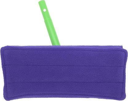 Wet Mop Pads for Sweeper - 2 Sided Fleece & Terry Cloth - Washable Reusable by Xanitize (4-Pack) (Standard, Purple, Blue, Green, Pink)