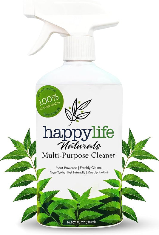 All purpose cleaner - natural household supplies - all purpose cleaning cleaning spray - Plant-based formula, multipurpose cleaner, kids and pets friendly, 16.9 Fl oz